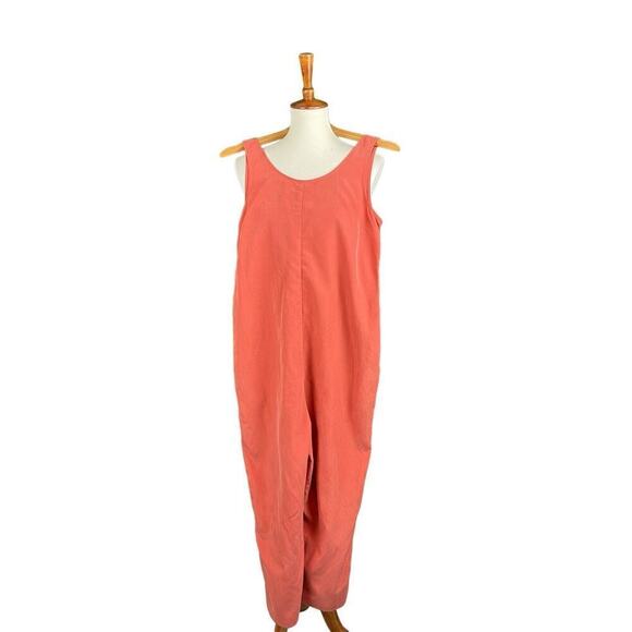 Asos Design Sleeveless Jumpsuit Boilersuit Rust Orange size 4 NWT - Picture 2 of 7